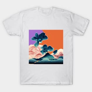 Vintage Snapdragons Creative Design Retro T-Shirt